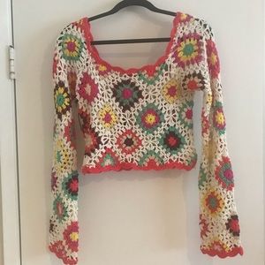 Nasty Gal Crochet Top
